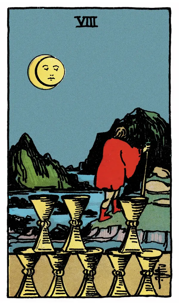 Ý nghĩa lá bài Eight of Cups