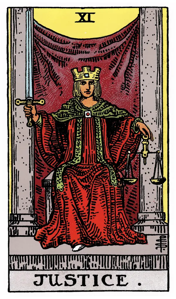 Ý nghĩa lá bài Justice