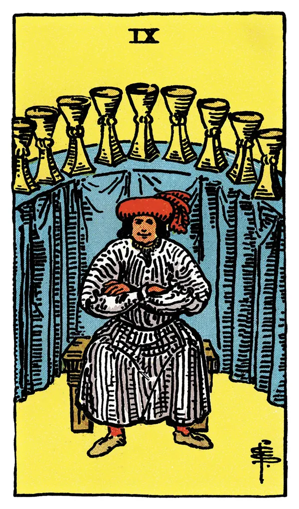 Ý nghĩa lá bài Nine of Cups