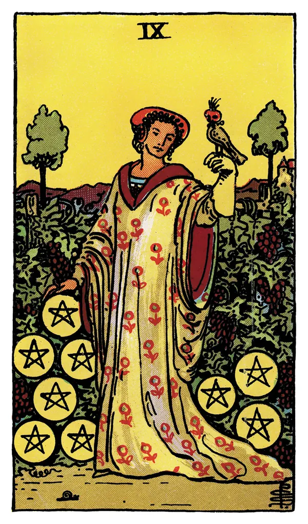 Ý nghĩa lá bài Nine of Pentacles