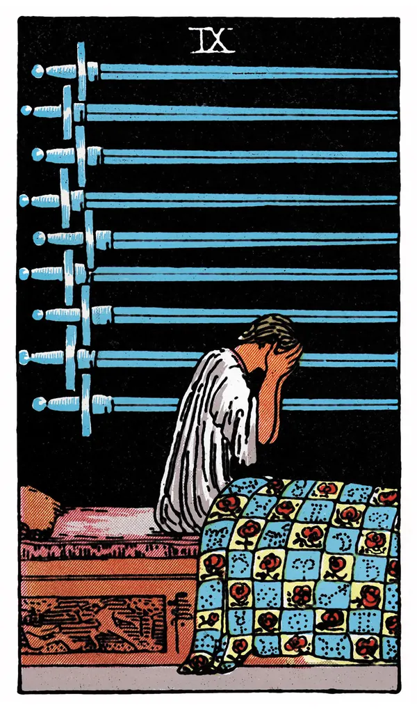 Ý nghĩa lá bài Nine of Swords
