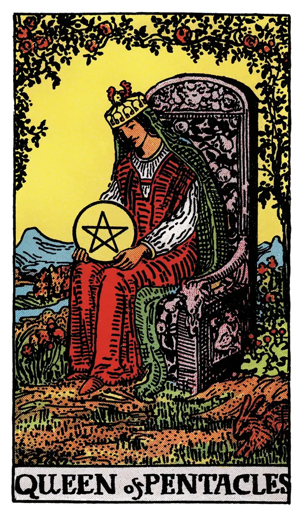 Ý nghĩa lá bài Queen of Pentacles