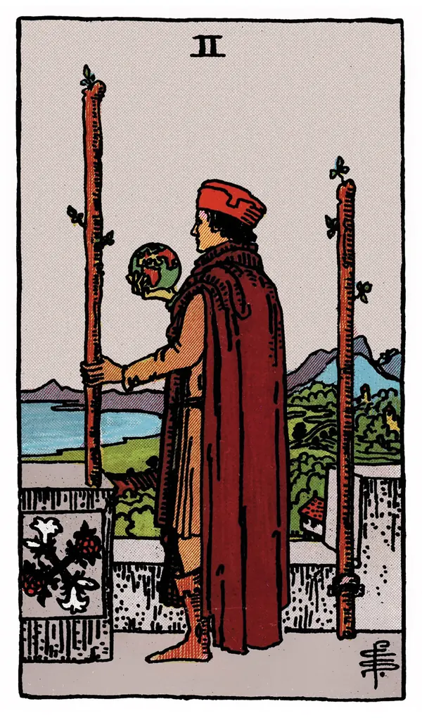 Ý nghĩa lá bài Two of Wands