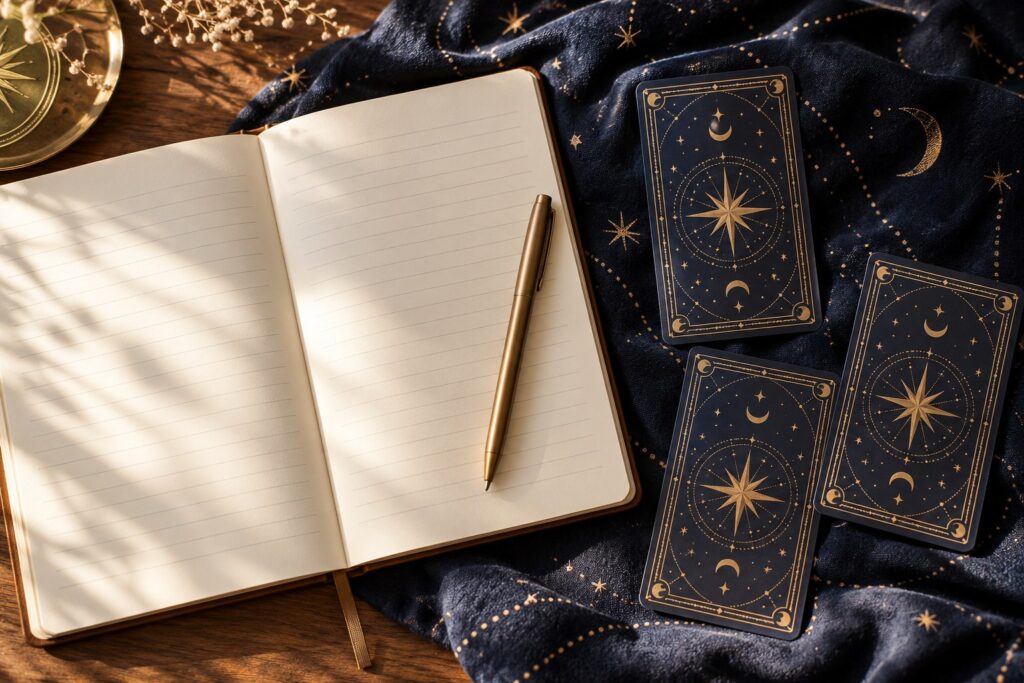 Nhật ký Tarot: cách ghi chép và mẫu cho người mới