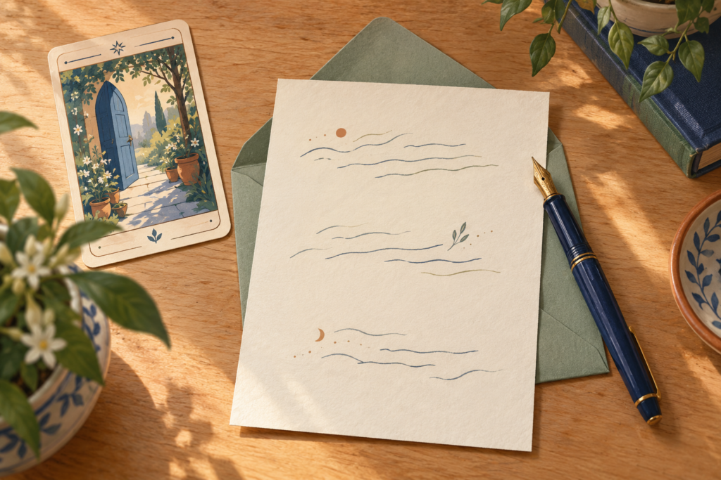 Viết thư cho bản thân với Tarot: bài tập 3 đoạn